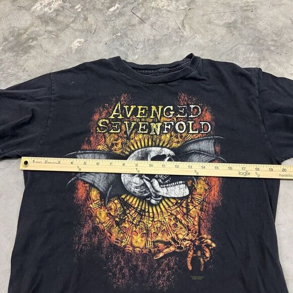 Avenged Sevenfold - 2011 Tour Black Shirt. Size Medium-Small Check Measurements - Picture 3 of 6